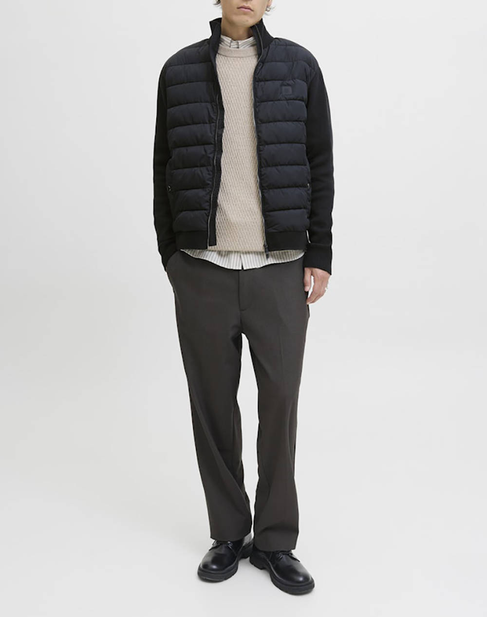 JACK&JONES JPRBLAHUDSON HYBRID JACKET 12281340-Dark Navy NavyBlue φωτογραφία