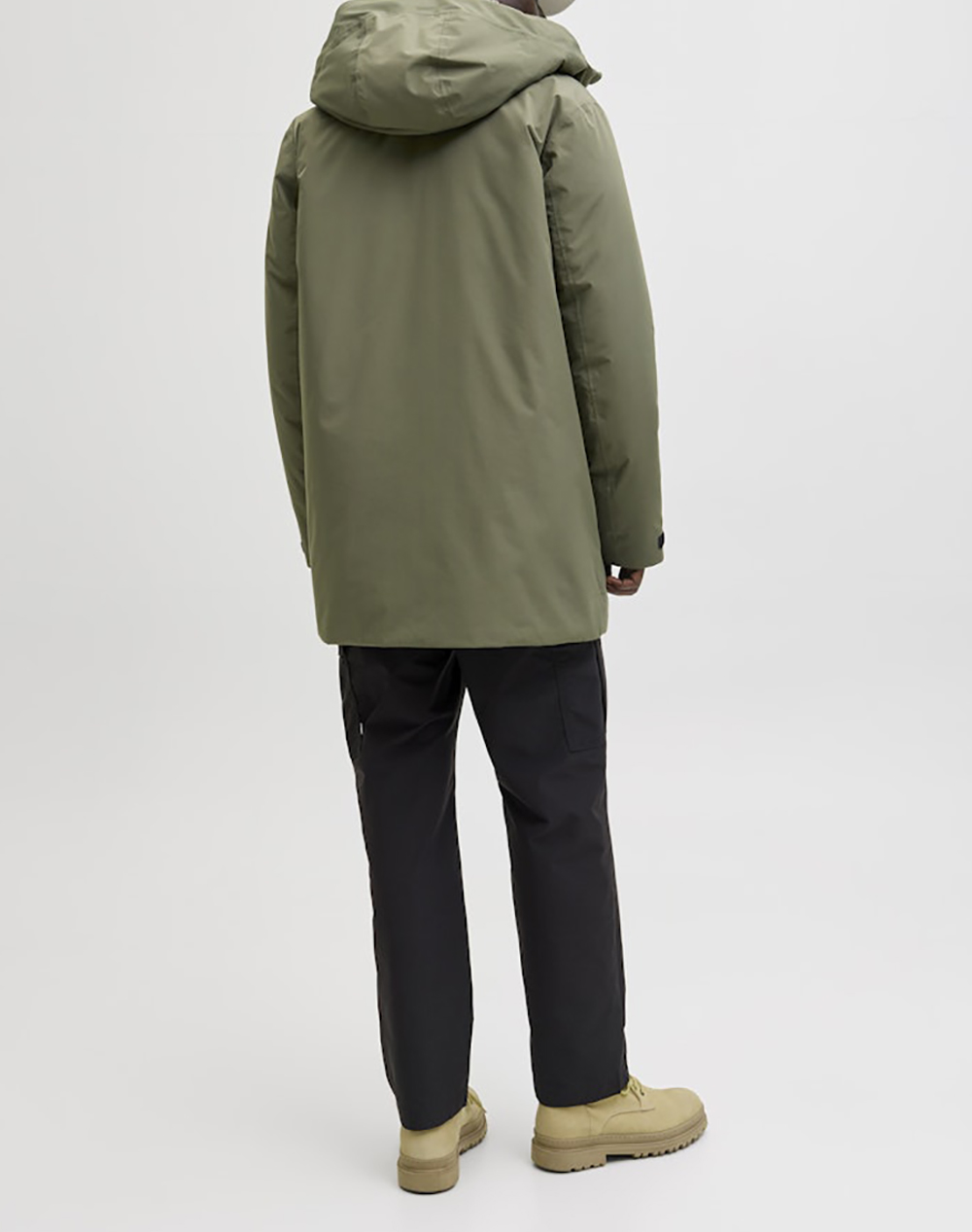 JACK&JONES JCOFUSION TECHNICAL PARKA SN 12283168-Grape Leaf Khaki φωτογραφία
