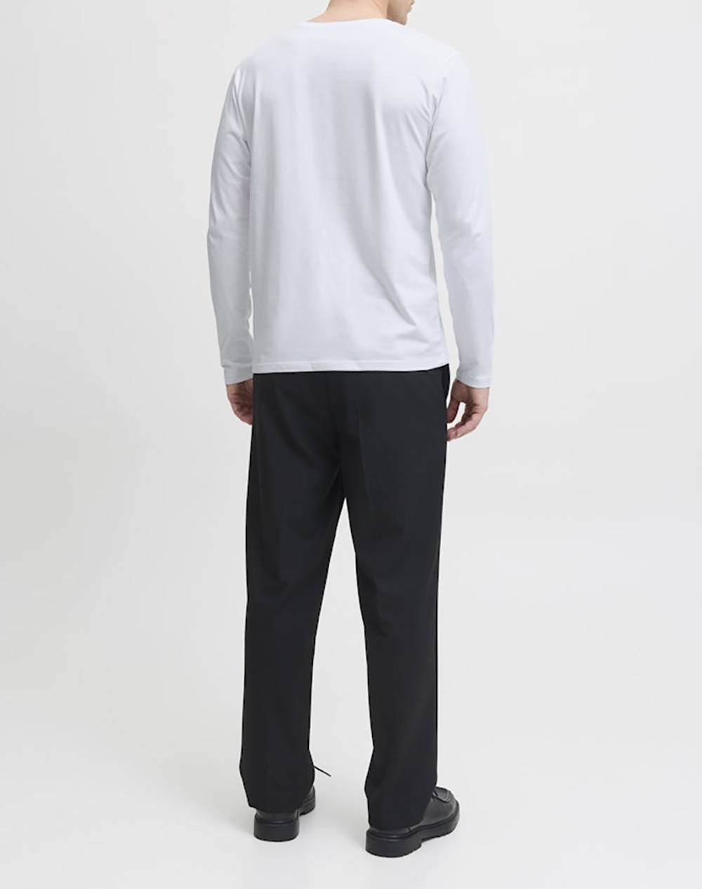 JACK&JONES JPRBLACASPER LS TEE FST 12288081-WHITE White φωτογραφία