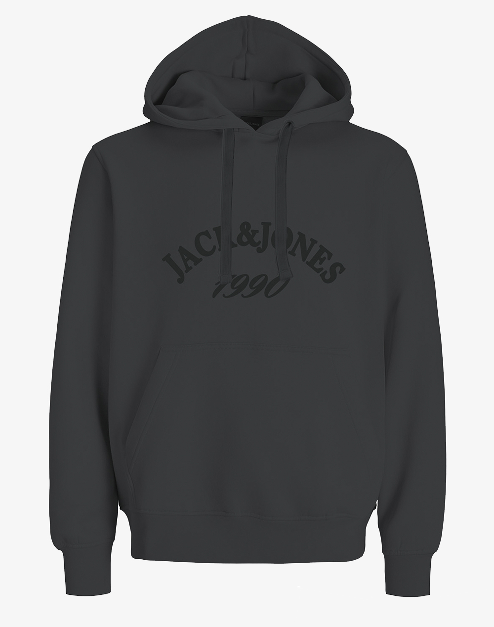 JACK&JONES JORBLEECKER BRANDING SWEAT HOOD BF 12285796-Forest RiverJJ DarkGreen