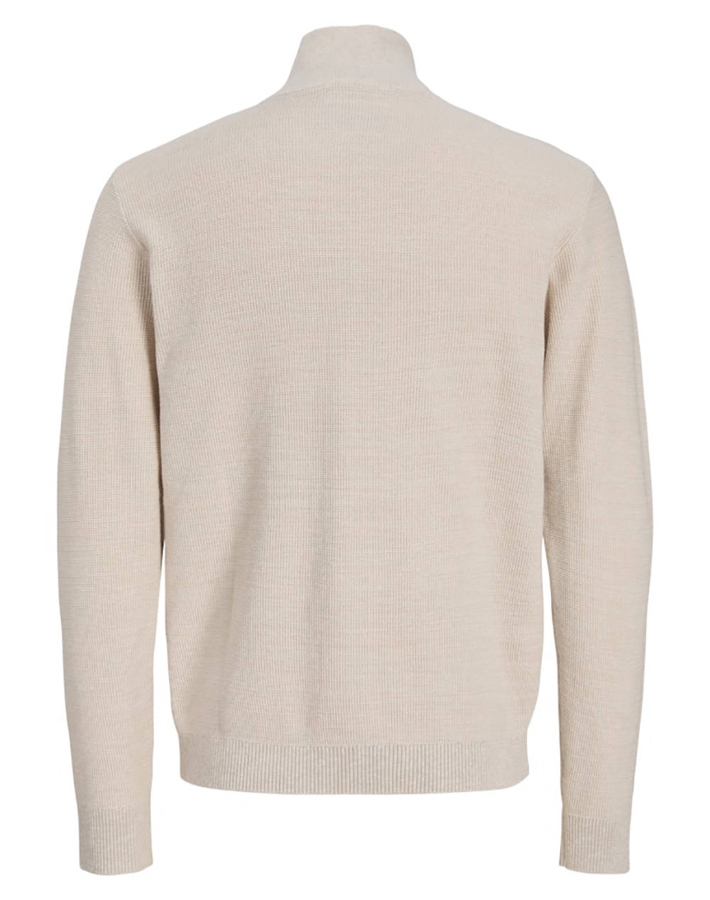 JACK&JONES JPRBLUREX KNIT FULL ZIP CARDIGAN LN 12284356-Whitecap Gray Biege φωτογραφία