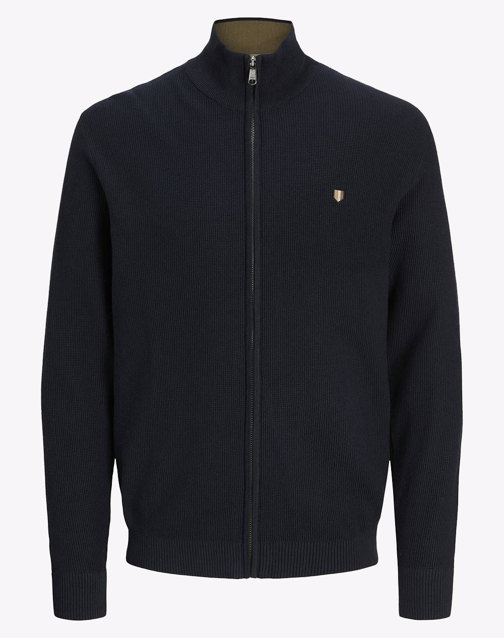JACK&JONES JACK&JONES JPRBLUREX KNIT FULL ZIP CARDIGAN LN 12284356-Seaborne DarkBlue