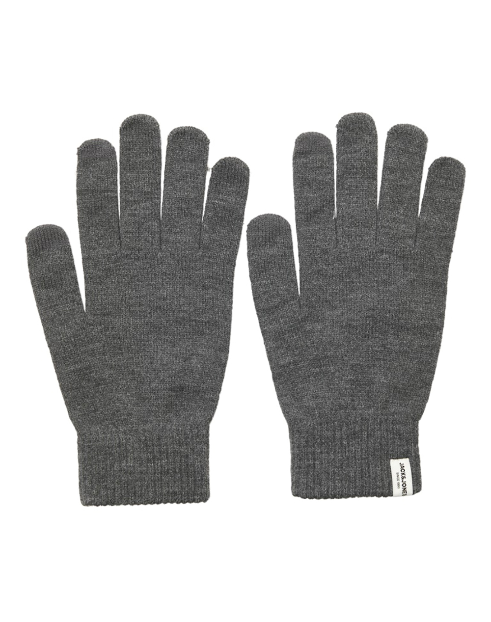JACK&JONES JACCOOPER BEANIE AND GLOVES GIFTBOX 12289070-Dark Grey Melange Gray φωτογραφία