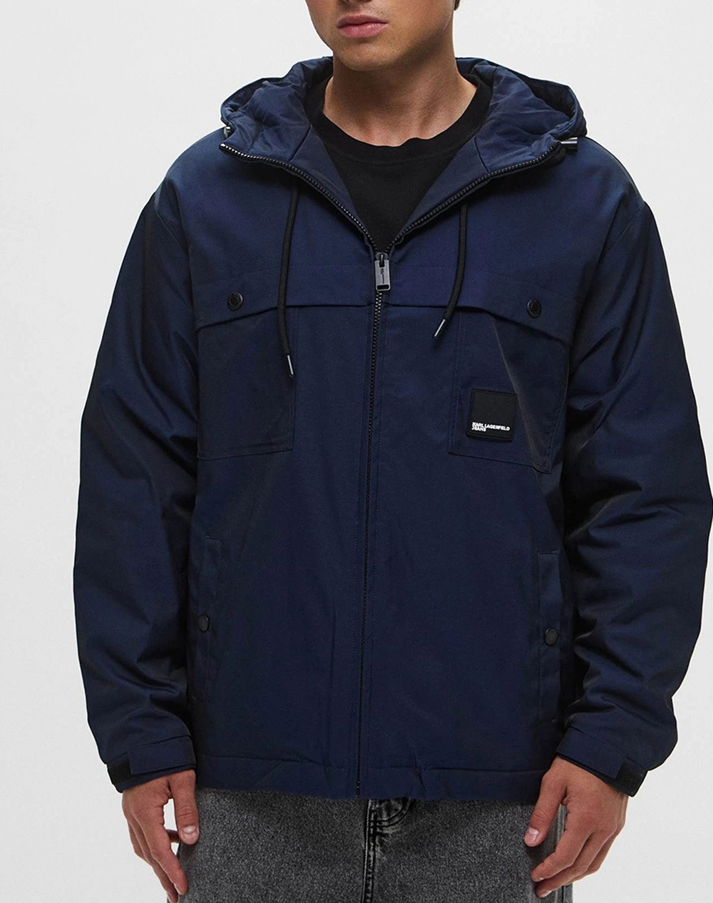 KARL LAGERFELD JEANS KLJ IRIDESCENT JACKET A3M15028-420 Indigo