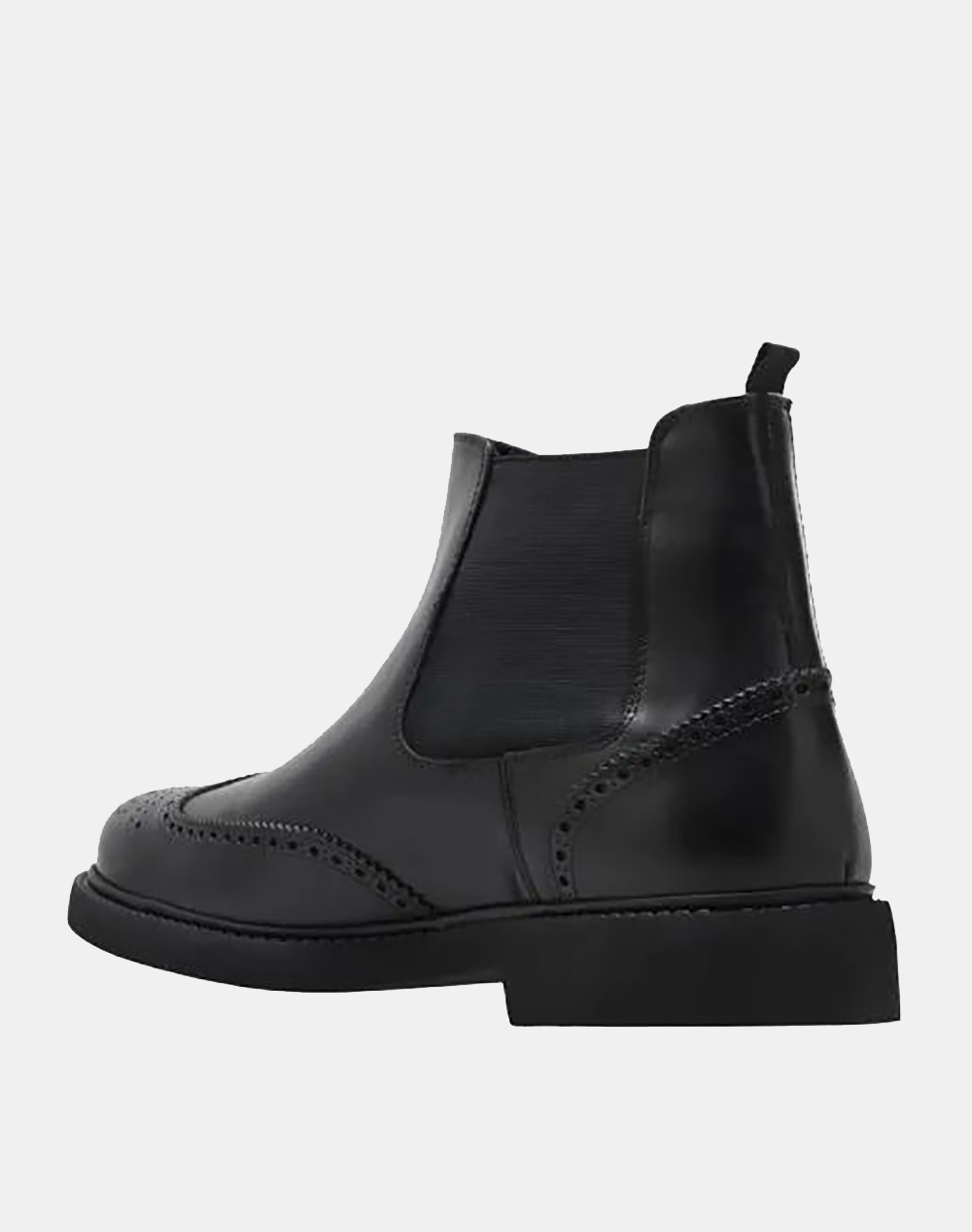 Kalogirou Brogue Lea Μποτακι Konto Καλογηρου Lea-Black Black ανδρικά παπούτσια Μποτακια Politikos Shop Πολιτικός