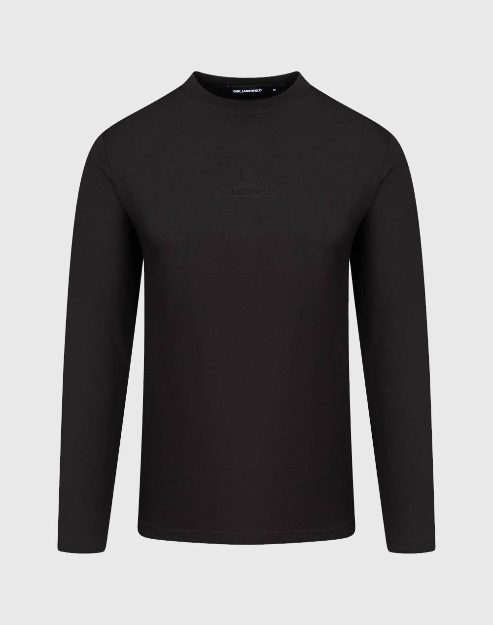 KARL LAGERFELD T-SHIRT CREWNECK LS 755055-554225-990 Black