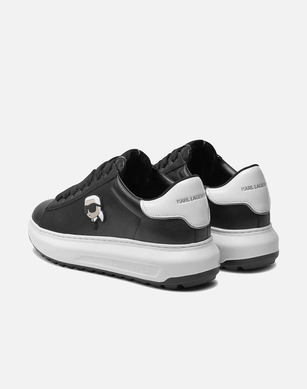 Karl Lagerfeld Kapri Lug Nft Lo Lace Kl57530-000 Black ανδρικά παπούτσια Sneakers Politikos Shop Πολιτικός