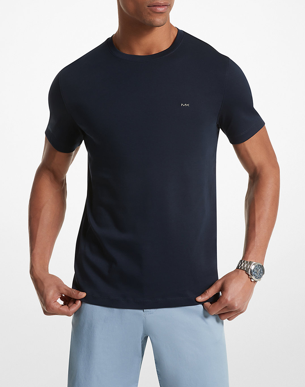 MICHAEL KORS CB95FJ2C93 ΜΠΛΟΥΖΑ ΚΟΝΤΟΜΑΝΙΚΗ CB95FJ2C93..........-401 DarkBlue