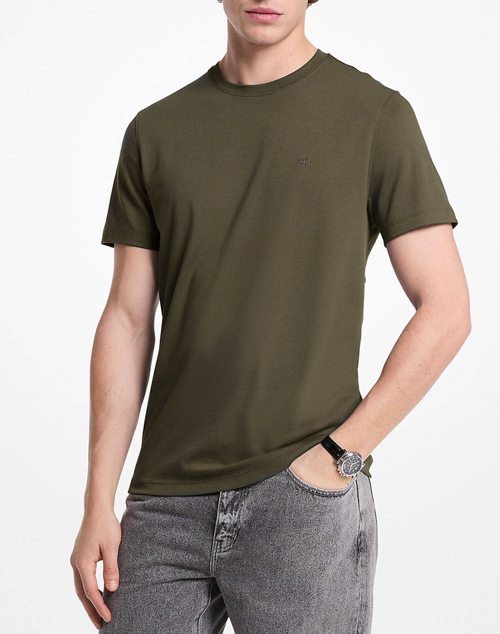 MICHAEL KORS CF15FJ2C93 ΜΠΛΟΥΖΑΚΙ ΚΟΝΤΟΜΑΝΙΚΟ CF15FJ2C93-346 Khaki