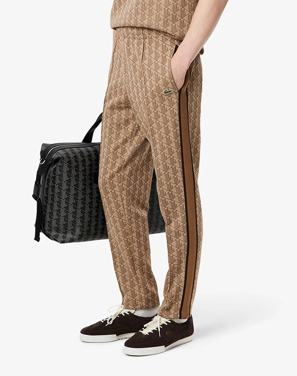 LACOSTE LACOSTE ΠΑΝΤΕΛΟΝΙ ΦΟΡΜΑΣ TRACKSUIT TROUSERS 3XH1440-6IR Brown