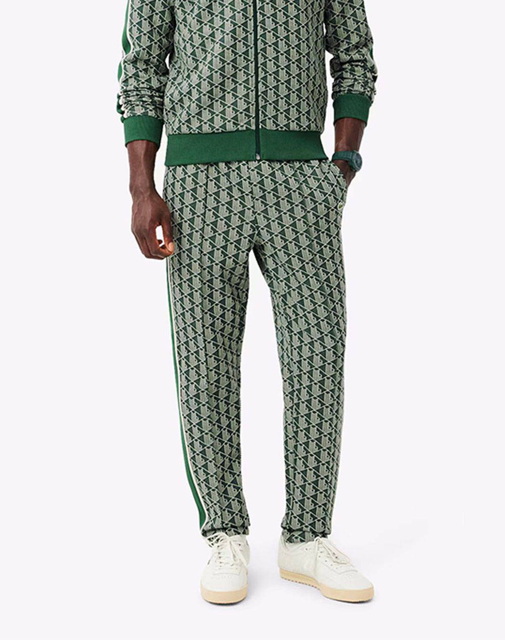 Ανδρικά παντελόνια lacoste σε πρασινο