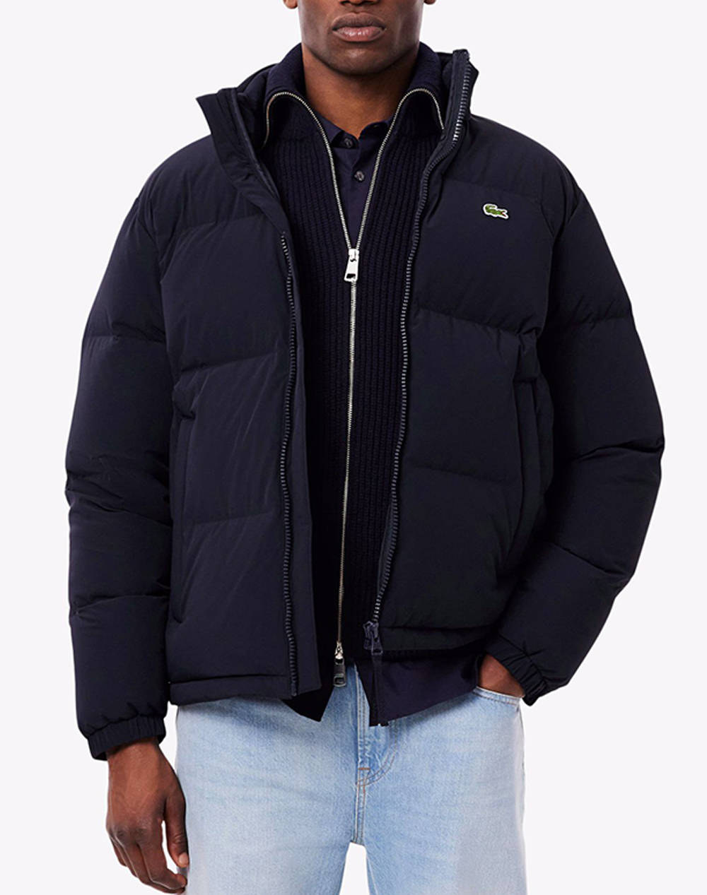 LACOSTE ΜΠΟΥΦΑΝ PARKAS & BLOUSONS 3BH5154-HDE DarkBlue