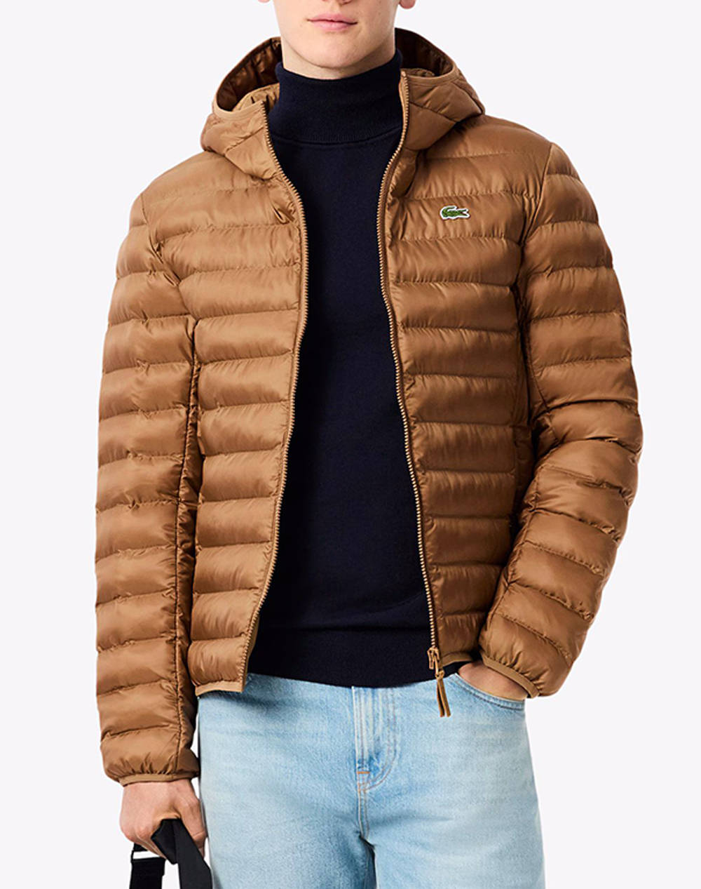 LACOSTE ΜΠΟΥΦΑΝ BLOUSON 3BH2909-PWS Cappuccino