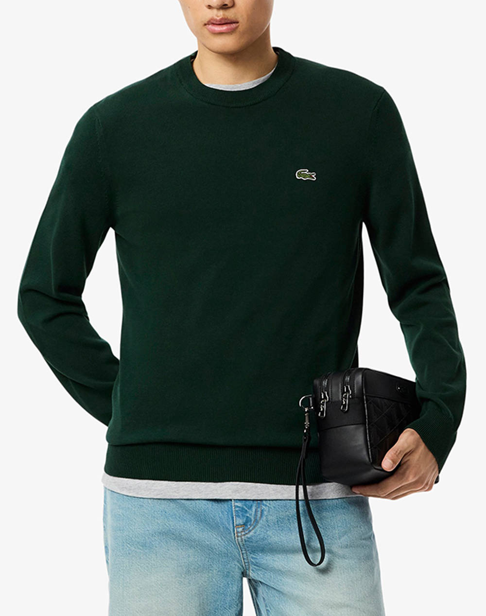 LACOSTE ΠΟΥΛΟΒΕΡ ΜΜ SWEATER 3AH1985-YZP DarkGreen