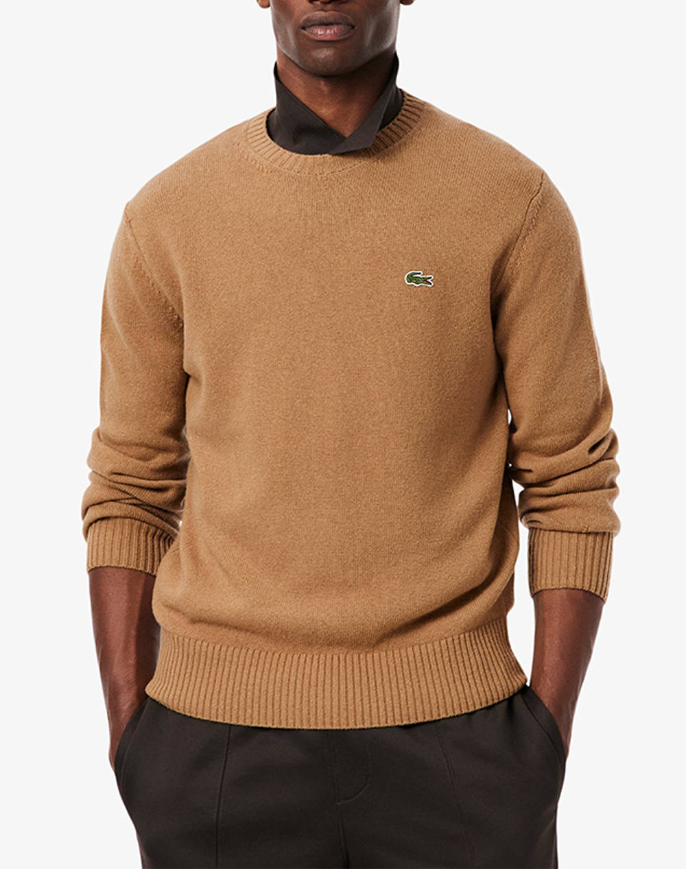 LACOSTE ΠΟΥΛΟΒΕΡ ΜΜ SWEATER 3AH2916-TUY SandyBrown
