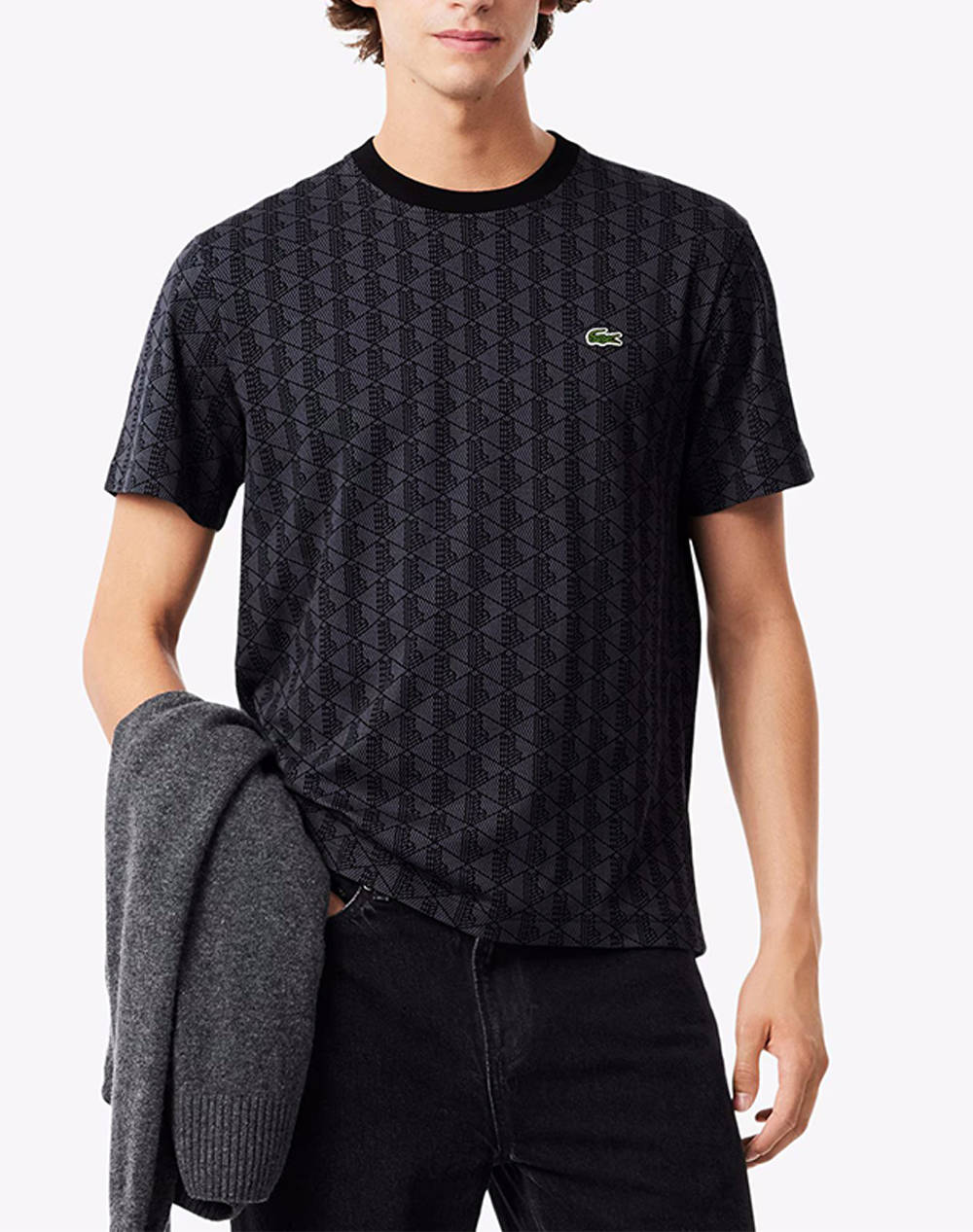LACOSTE ΜΠΛΟΥΖΑ ΚΜ TEE-SHIRT SS 3TH5902-6NI DarkSlateGrey