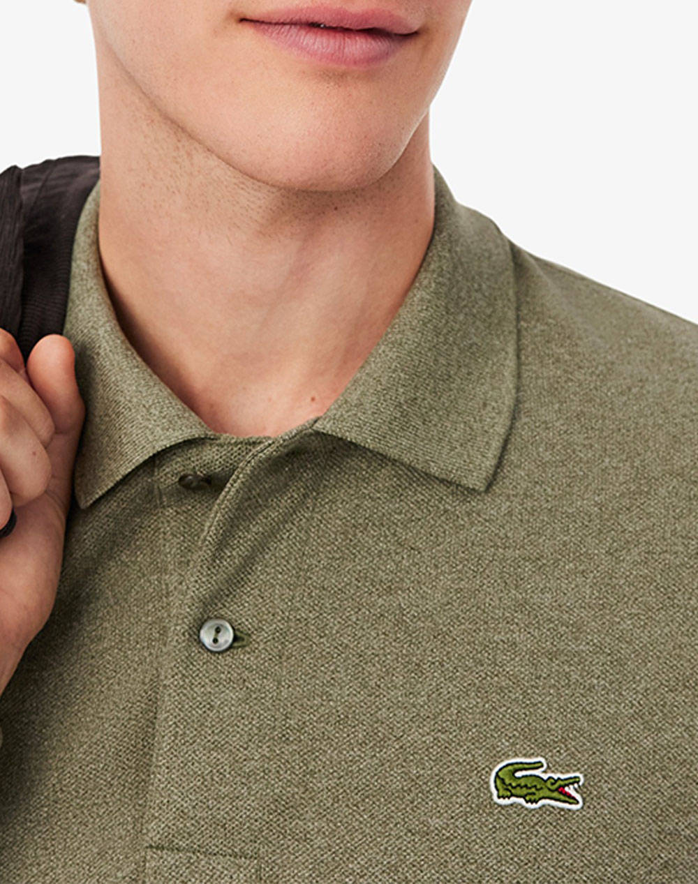 LACOSTE ΜΠΛΟΥΖΑ ΜΜ POLO LS 3L1313-B8I Olive φωτογραφία
