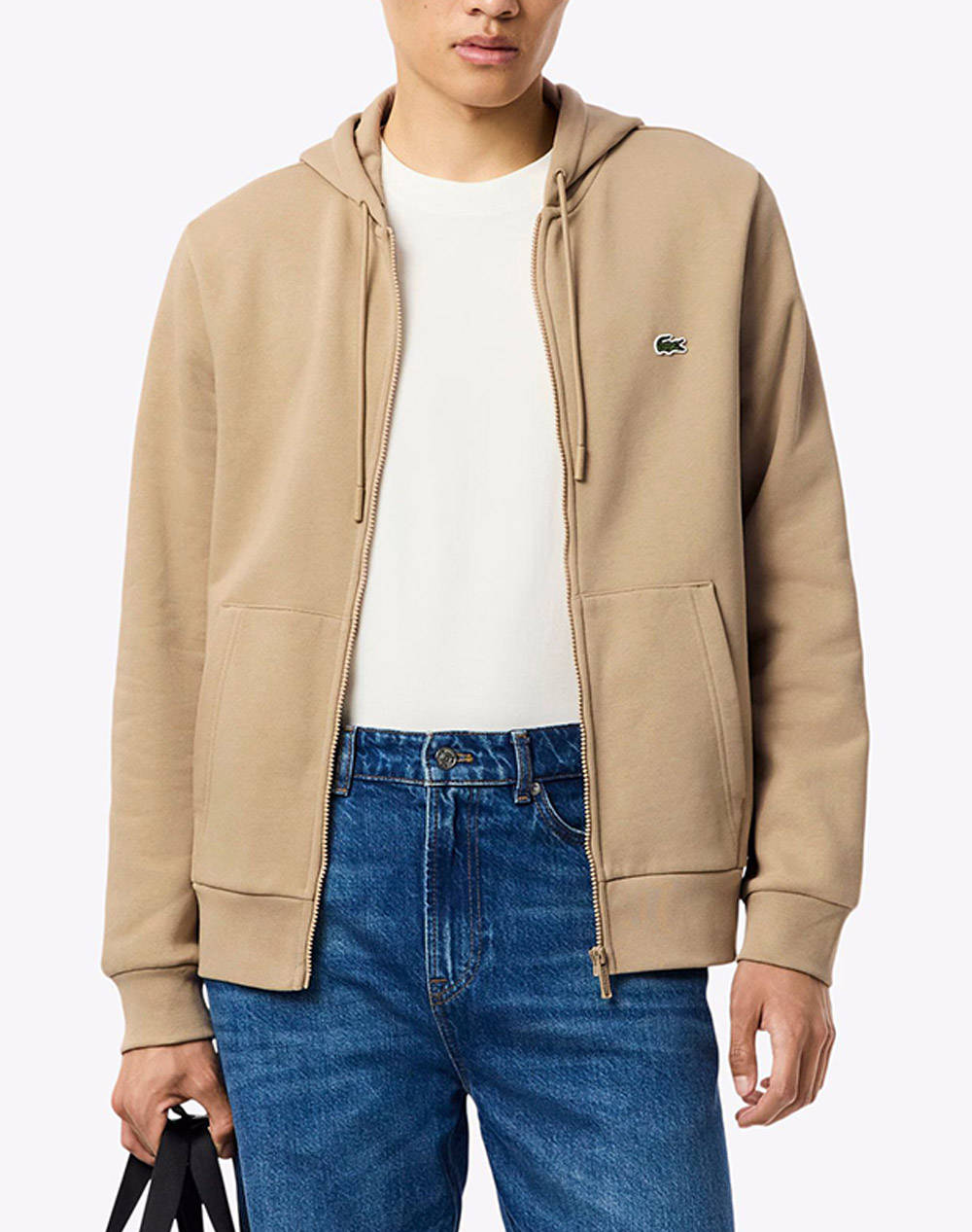 LACOSTE LACOSTE ΖΑΚΕΤΑ ΦΟΥΤΕΡ ΜΜ SWEATSHIRT 3SH9626-02S Biege