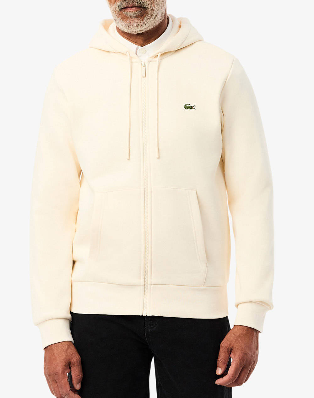 LACOSTE LACOSTE ΖΑΚΕΤΑ ΦΟΥΤΕΡ ΜΜ SWEATSHIRT 3SH9626-XFJ Cream