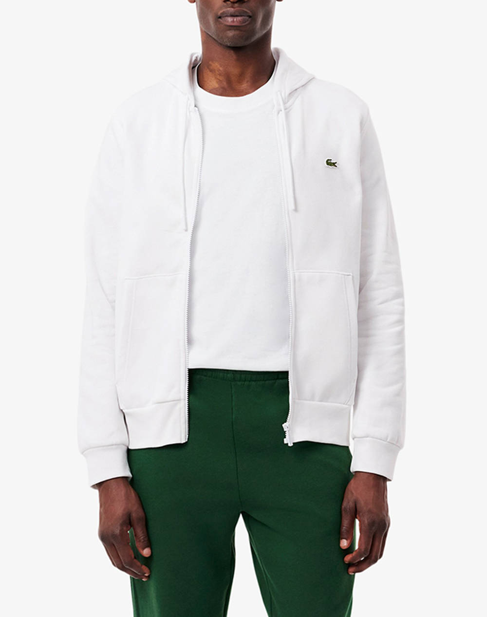 LACOSTE LACOSTE ΖΑΚΕΤΑ ΦΟΥΤΕΡ ΜΜ SWEATSHIRT 3SH9626-001 White