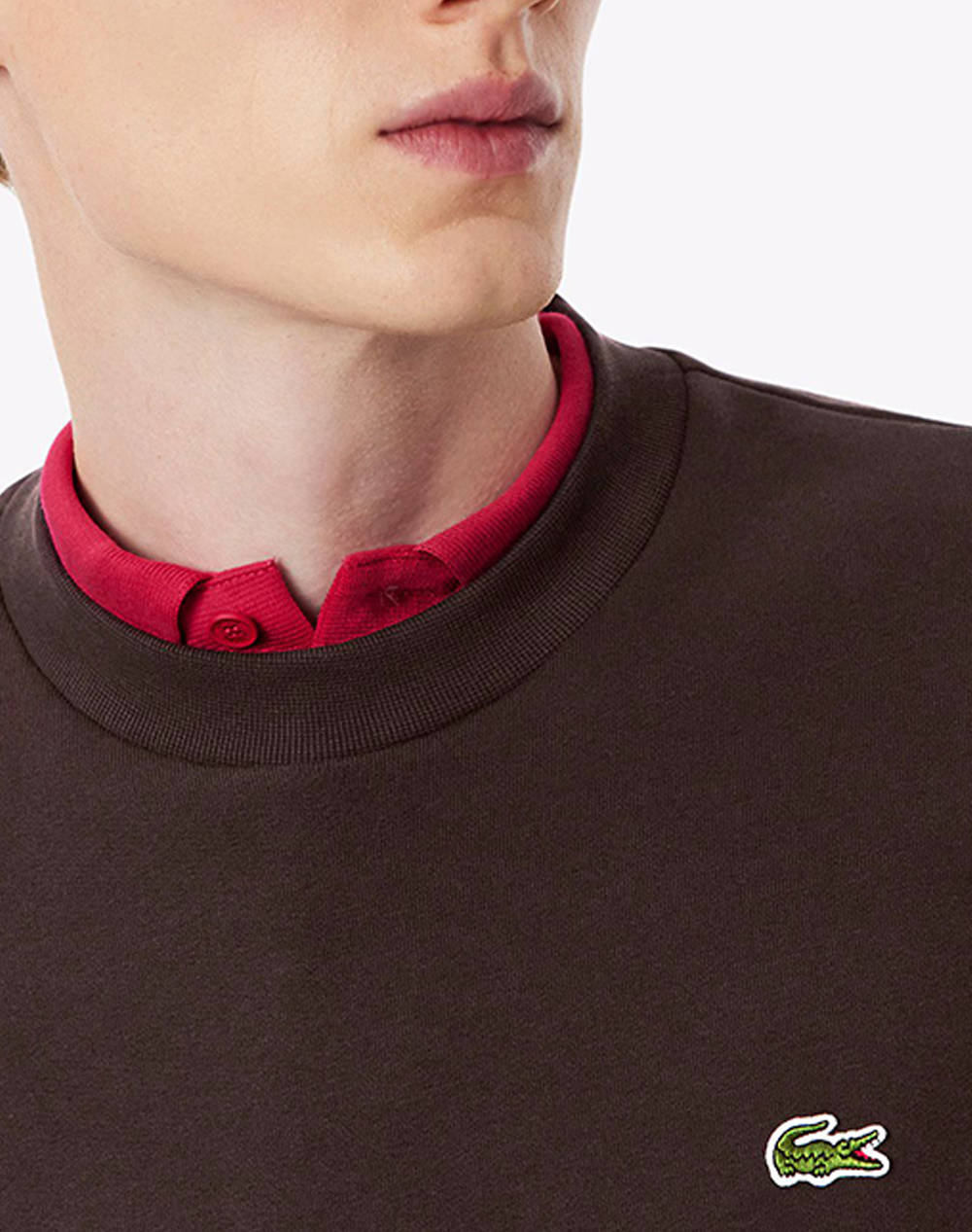 LACOSTE ΜΠΛΟΥΖΑ ΦΟΥΤΕΡ ΜΜ SWEATSHIRT 3SH9608-SKB Brown φωτογραφία