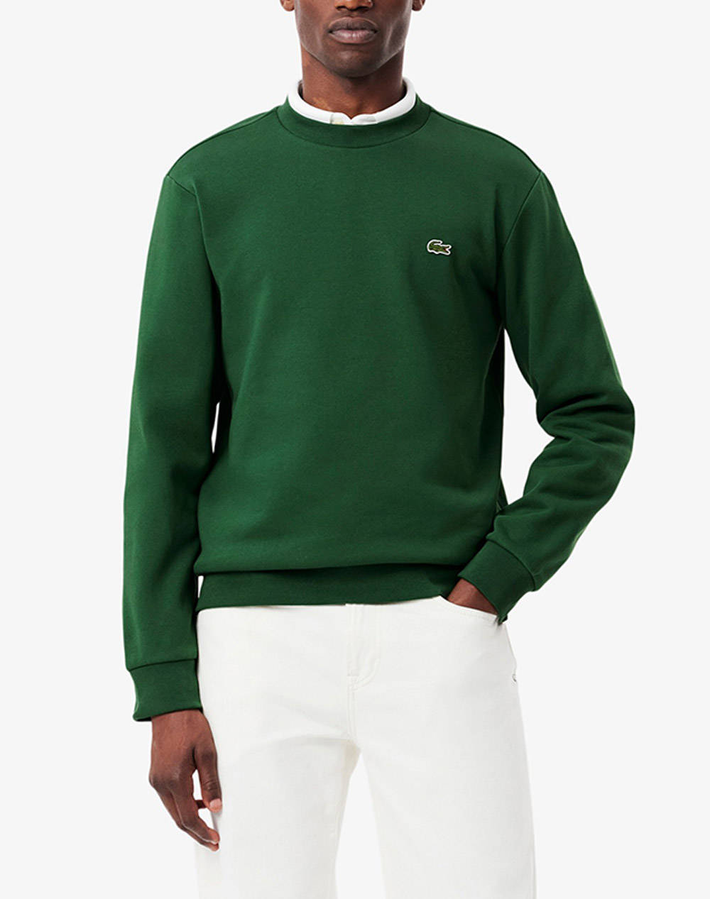 LACOSTE LACOSTE ΜΠΛΟΥΖΑ ΦΟΥΤΕΡ ΜΜ SWEATSHIRT 3SH9608-132 Green