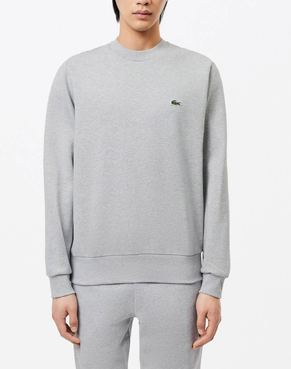 LACOSTE LACOSTE ΜΠΛΟΥΖΑ ΦΟΥΤΕΡ ΜΜ SWEATSHIRT 3SH9608-CCA LightGray