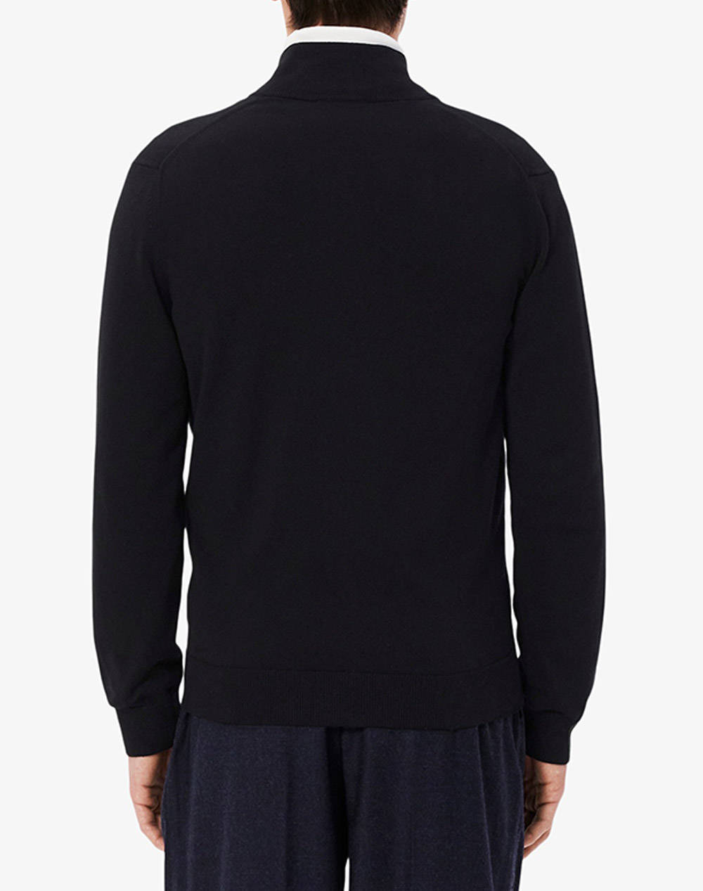 LACOSTE ΖΑΚΕΤΑ ΠΛΕΚΤΗ SWEATER 3AH1957-031 Black φωτογραφία
