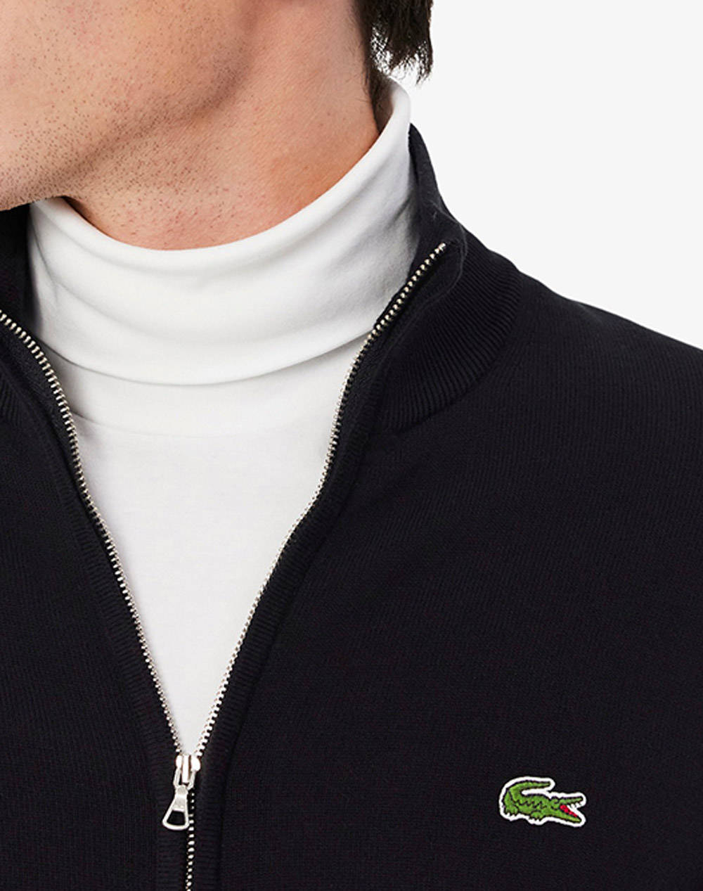 LACOSTE ΖΑΚΕΤΑ ΠΛΕΚΤΗ 3AH1957-031 Black φωτογραφία