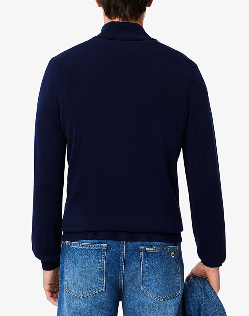 LACOSTE ΖΑΚΕΤΑ ΠΛΕΚΤΗ SWEATER 3AH1957-166 NavyBlue φωτογραφία
