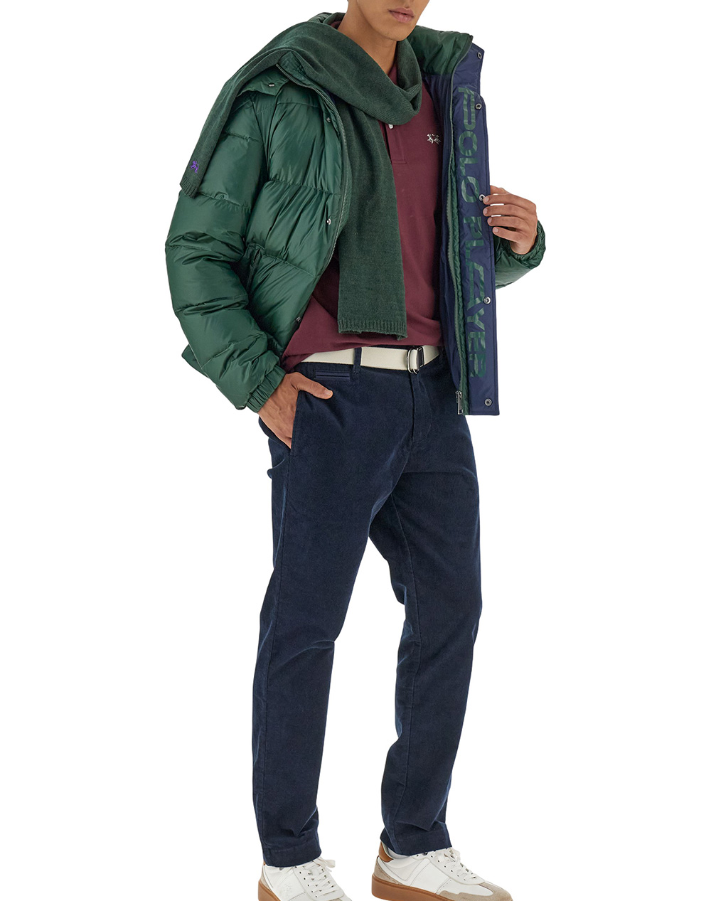 LA MARTINA ΜΠΟΥΦΑΝ MAN OUTDOOR IRIDISCENT NYLON 3LMMBO021-03230 Green φωτογραφία