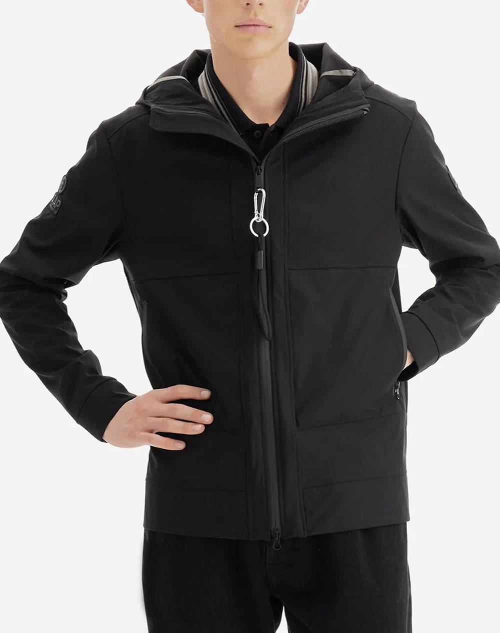 LA MARTINA ΜΠΟΥΦΑΝ MAN OUTDOOR SOFTSHELL 3LMMBO301-09999 Black