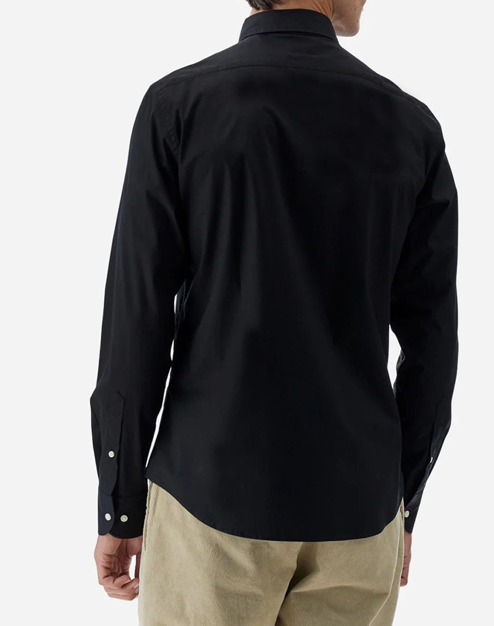 LA MARTINA ΠΟΥΚΑΜΙΣΟ ΜΜ MAN SHIRT L/S POPLIN 3LMMBC002-09999 Black φωτογραφία