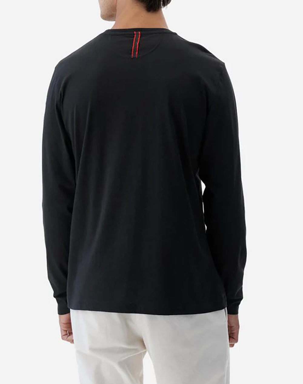 LA MARTINA ΜΠΛΟΥΖΑ T-SHIRT ΜΜ MAN T-SHIRT L/S JERSEY 3LMMBRG30-09999 Black φωτογραφία
