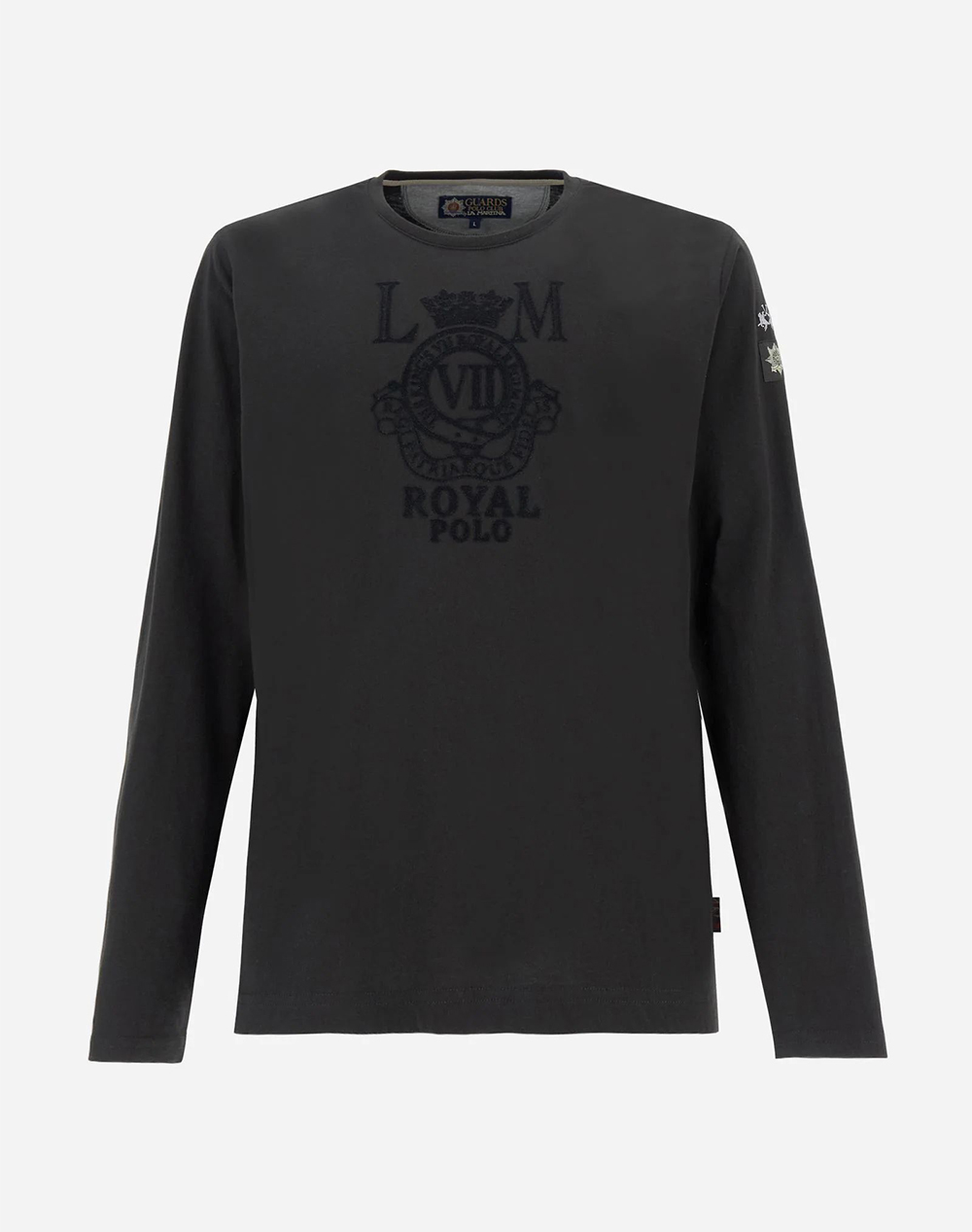 LA MARTINA ΜΠΛΟΥΖΑ T-SHIRT ΜΜ MAN T-SHIRT L/S JERSEY 3LMMBRG30-09999 Black φωτογραφία