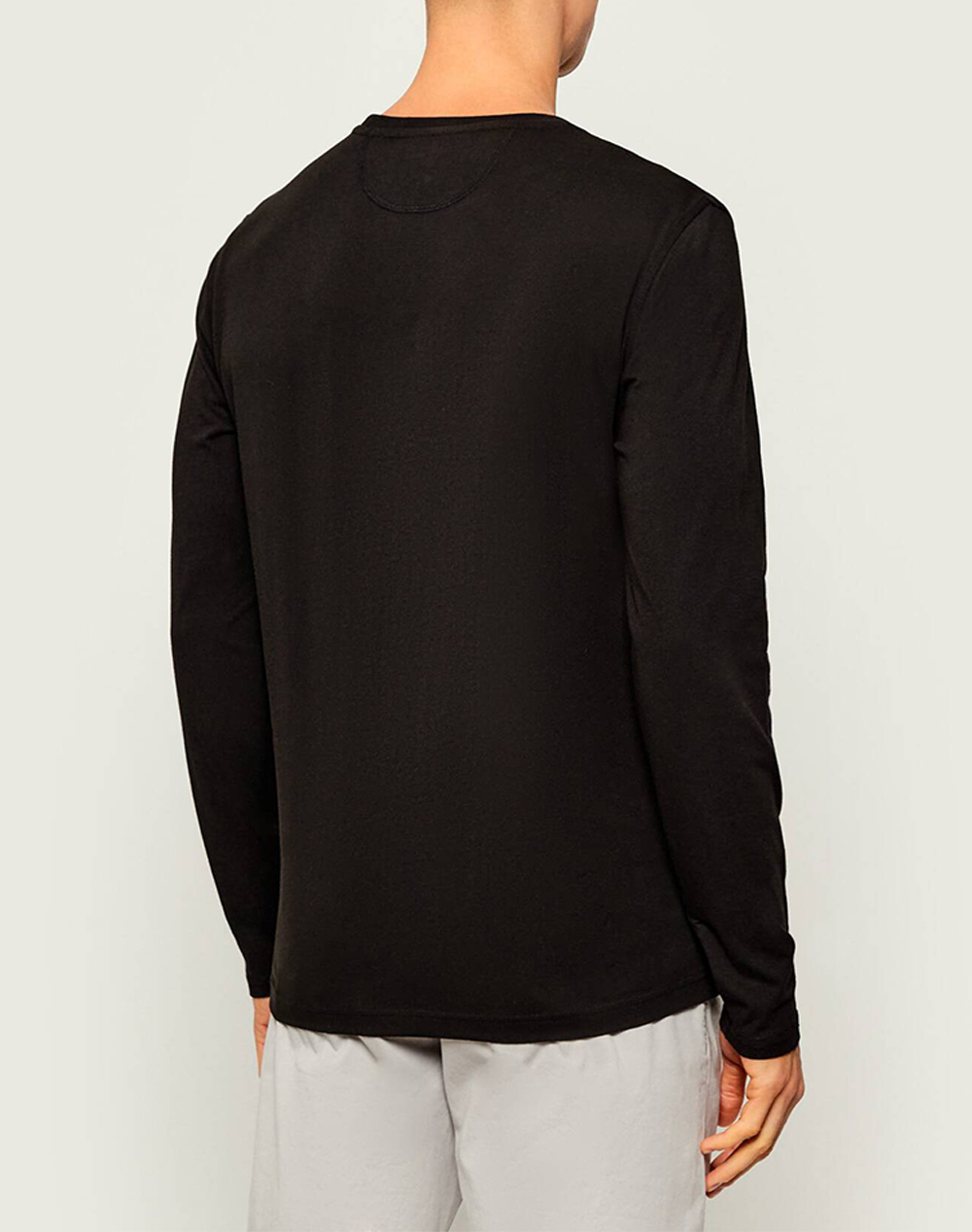 LA MARTINA ΜΠΛΟΥΖΑ T-SHIRT ΜΜ MAN T-SHIRT L/S JERSEY 3LMMBR003-09999 Black φωτογραφία