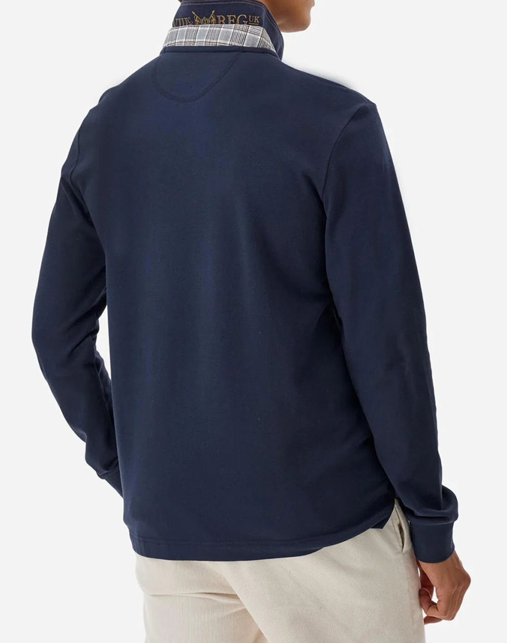 LA MARTINA ΜΠΛΟΥΖΑ ΠΟΛΟ ΜΜ MAN POLO L/S PIQUET STRETCH 3LMMBPE31-07017 NavyBlue φωτογραφία