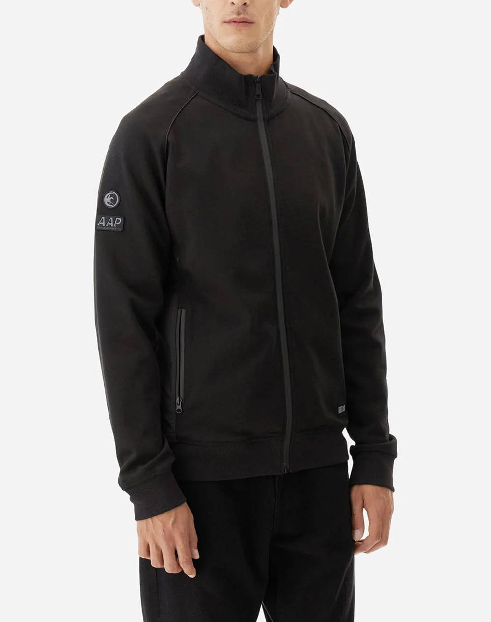 LA MARTINA ΖΑΚΕΤΑ ΦΟΥΤΕΡ ΜΜ MAN FULL ZIP SWEATSHIRT LIGHT 3LMMBF602-09999 Black