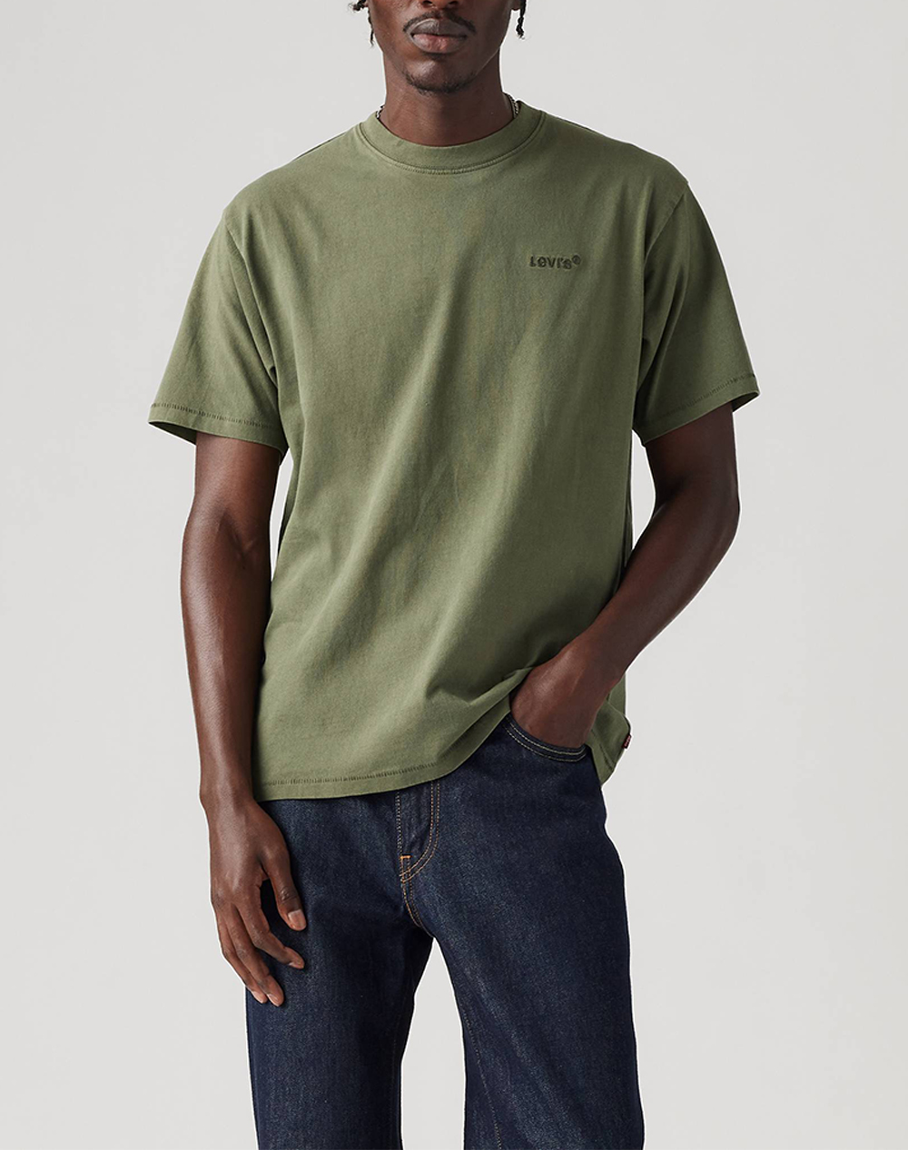 LEVIS RED TAB VINTAGE TEE A0637-0046-0046 Olive