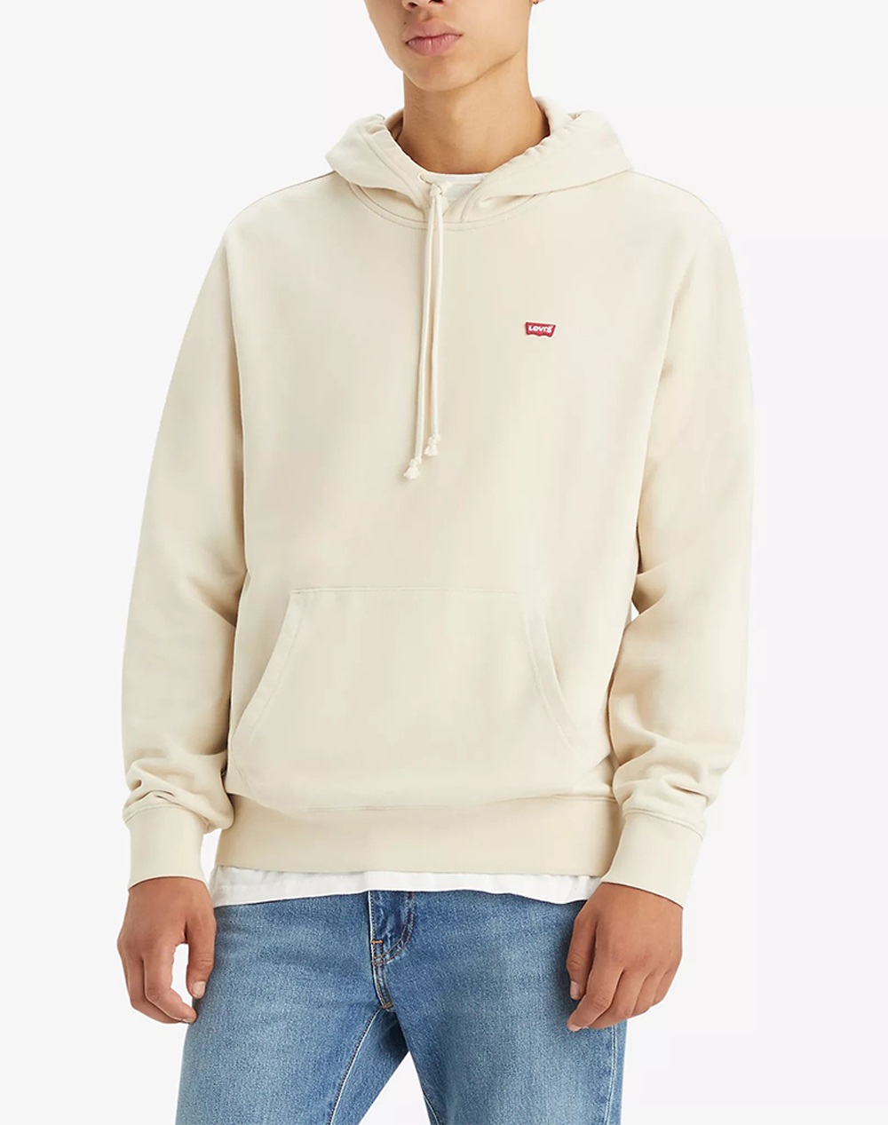LEVIS LEVIS THE ORIGINAL HM HOODIE 34581-0039-0039 Biege