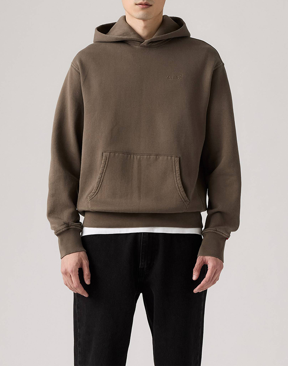 LEVIS LEVIS THE AUTHENTIC HOODIE A8435-0033-0033 Brown