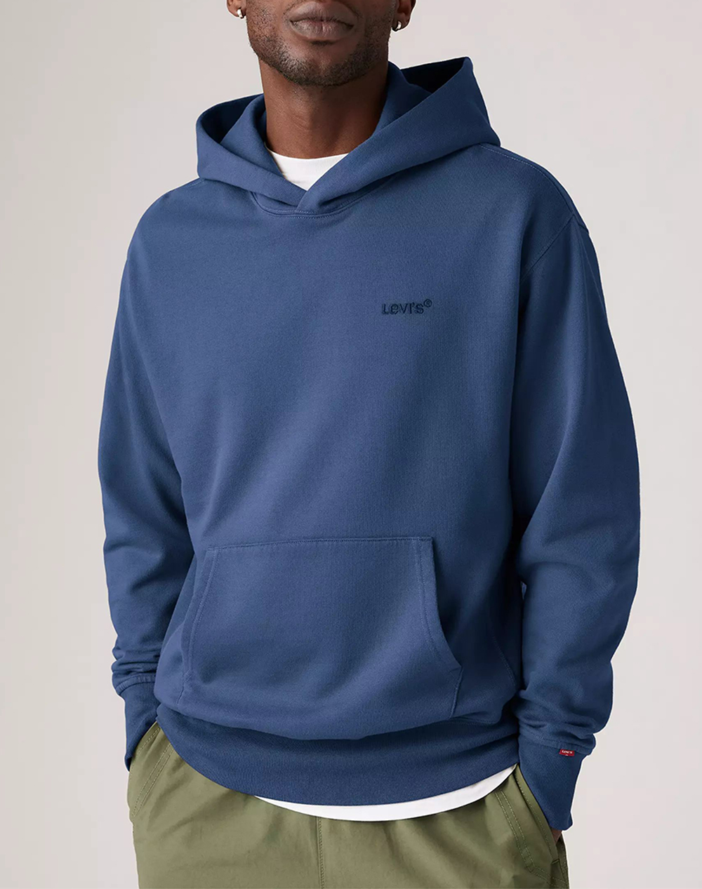 LEVIS LEVIS THE AUTHENTIC HOODIE A8435-0020-0020 Blue