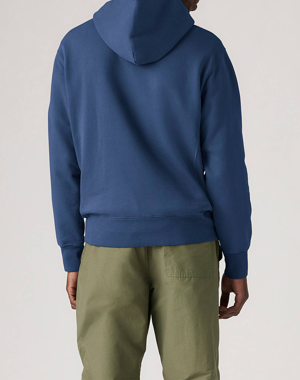 LEVIS THE AUTHENTIC HOODIE A8435-0020-0020 Blue φωτογραφία