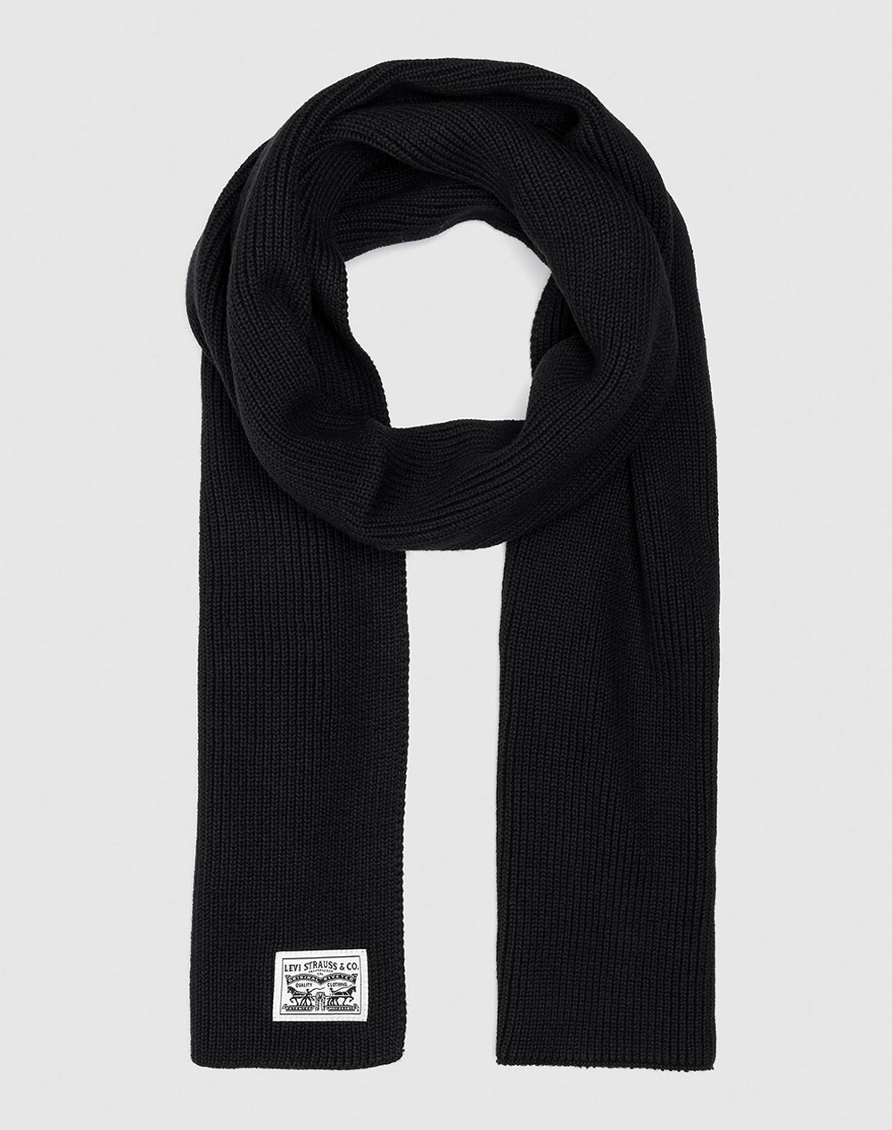LEVIS LEVIS BACK PATCH SCARF 000JB-0000-0000 Black