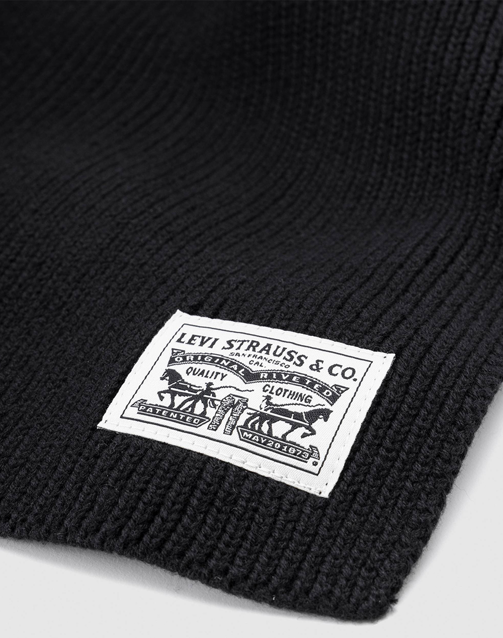 LEVIS BACK PATCH SCARF 000JB-0000-0000 Black φωτογραφία