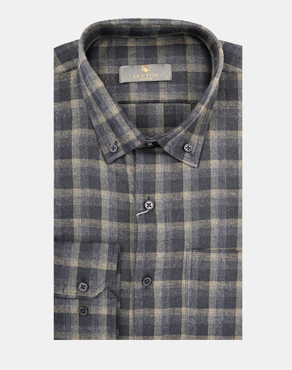 LEXTON ΠΟΥΚΑΜΙΣΟ 70% COTTON-30% POL. 11.36.REIMS-GREEN Green