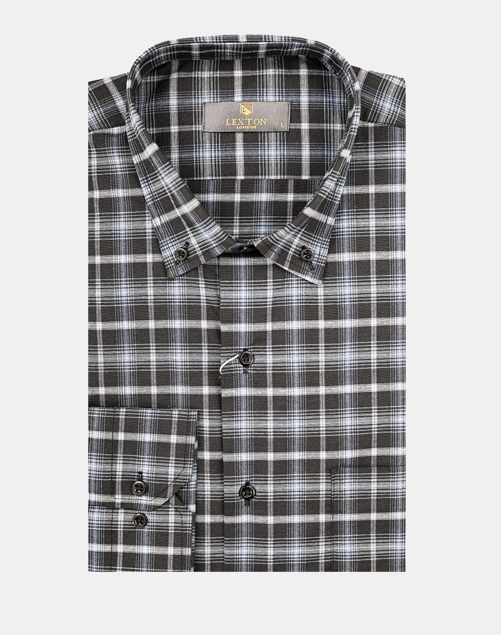 LEXTON ΠΟΥΚΑΜΙΣΟ 50% COTTON-50% POL. 11.36.METZ-BLUE Blue