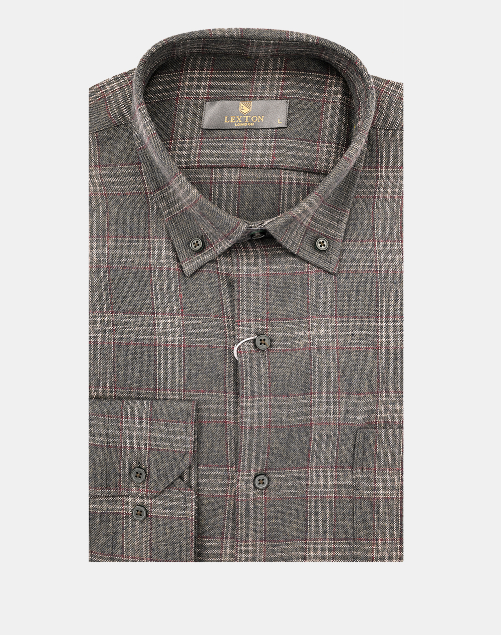 LEXTON ΠΟΥΚΑΜΙΣΟ 70% COTTON-30% POL. 11.36.GRENOBLE-OLIVE Olive