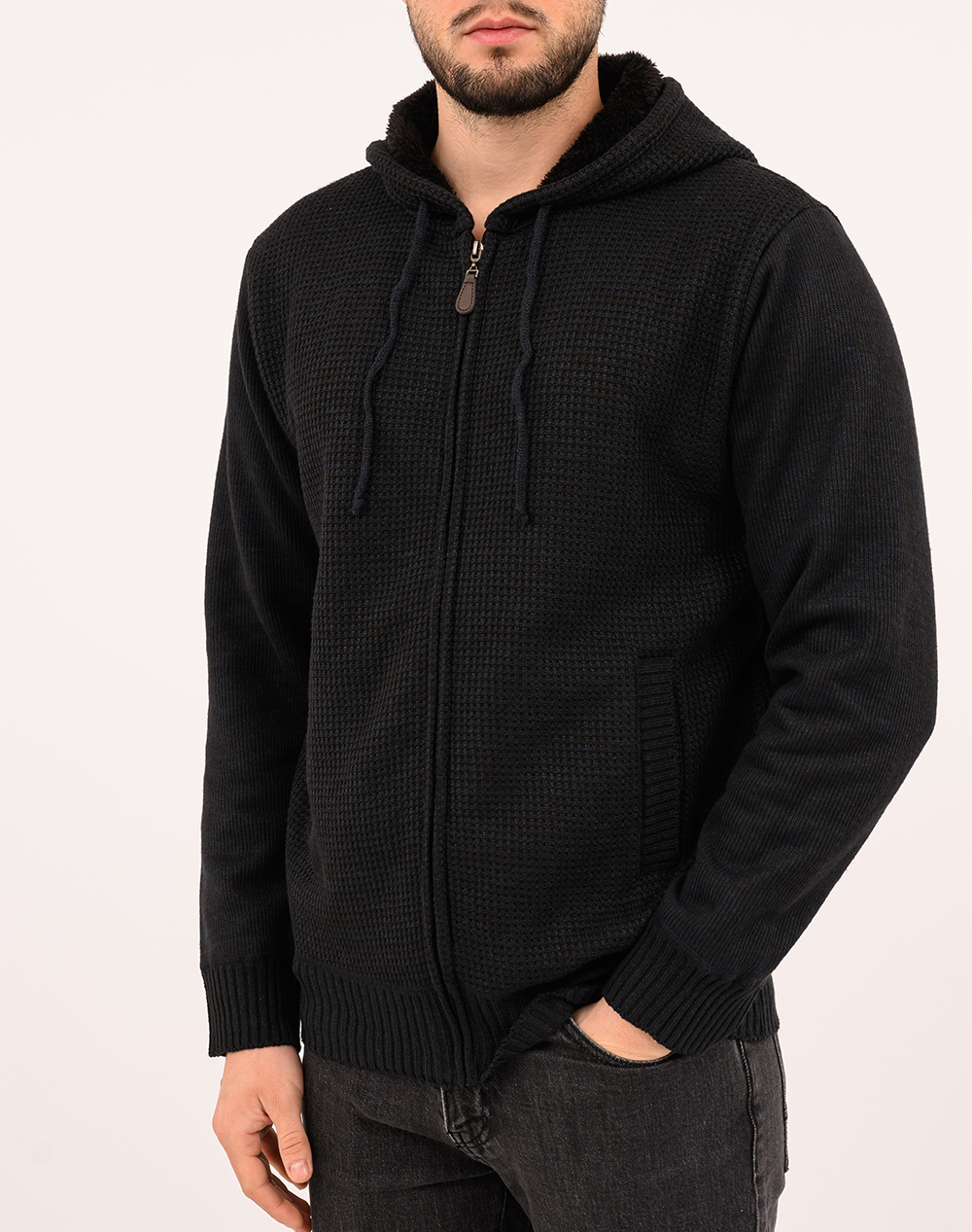 LEXTON ΠΛΕΚΤΗ ZAKETA ΚΟΥΚΟΥΛΑ 35%VISCOSE-65%ACRYLIC 19.36.THOMAS HOOD CARDIGA-NAVY MidnightBlue