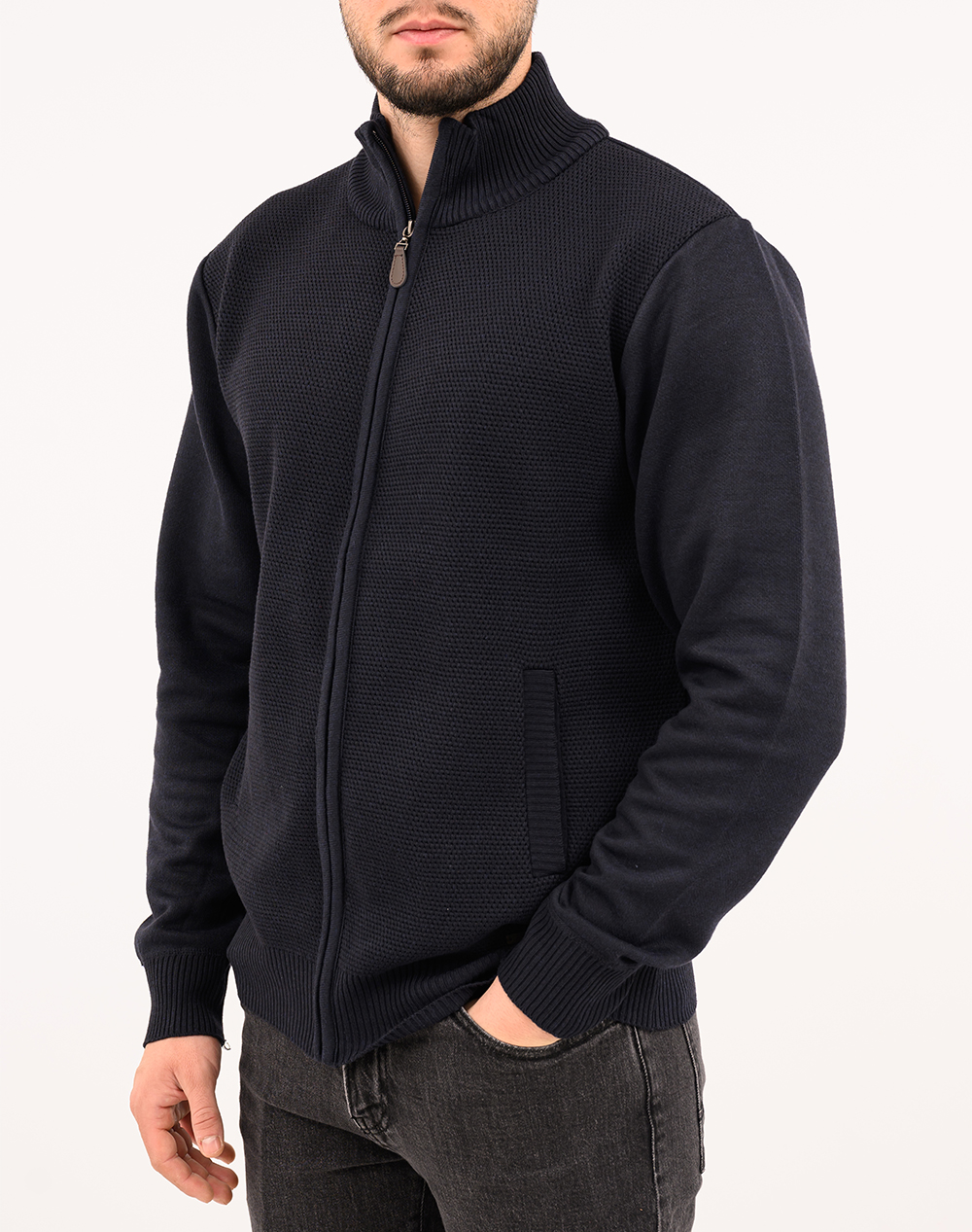 LEXTON ΠΛΕΚΤΗ ZAKETA 19.36.ERIC CARDIGAN W"25-NAVY NavyBlue